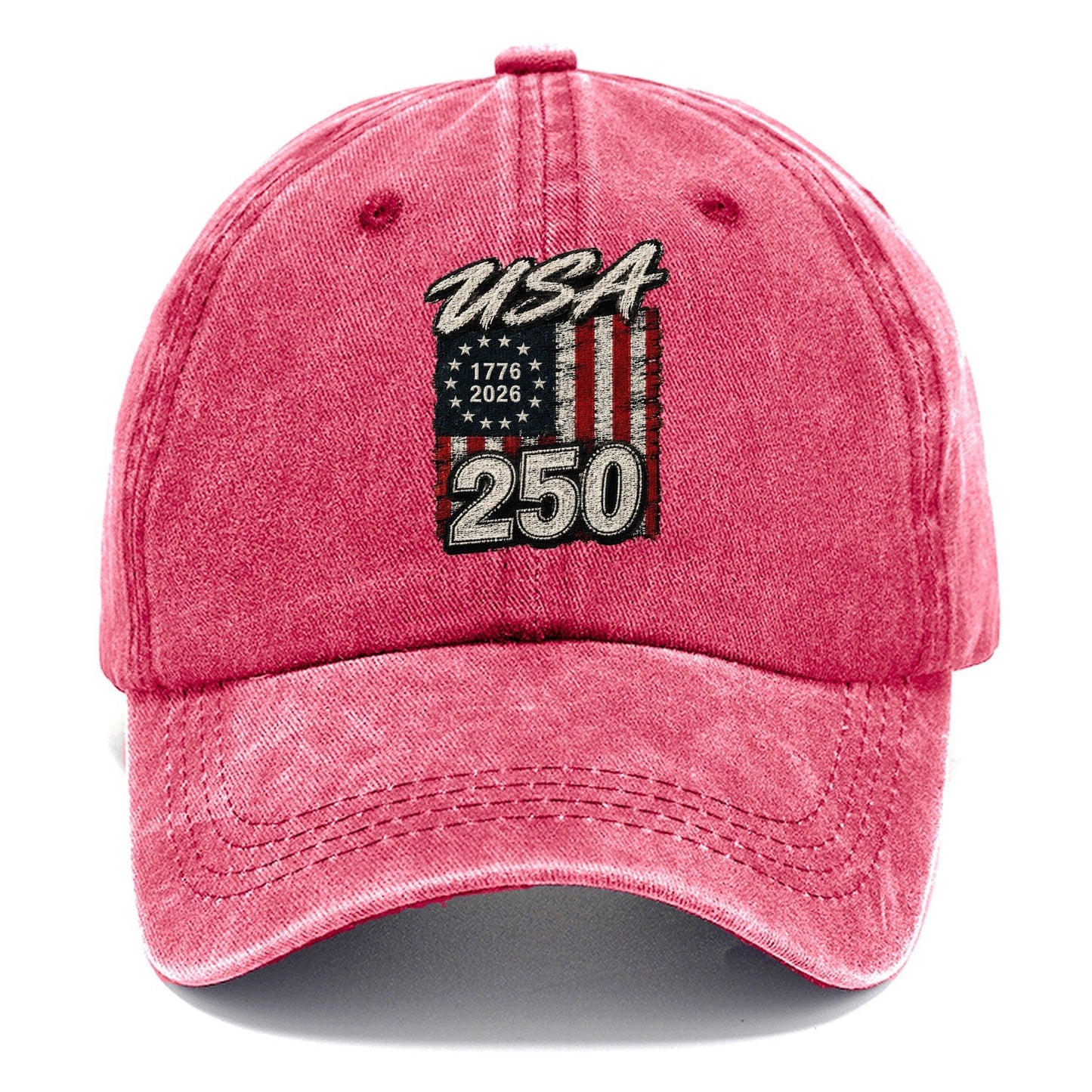 Usa 250 Betsy Ross Classic Cap – Pomegranate Blush