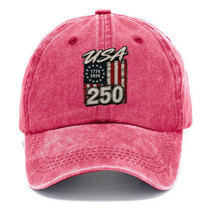 Usa 250 Betsy Ross Classic Cap – Pomegranate Blush
