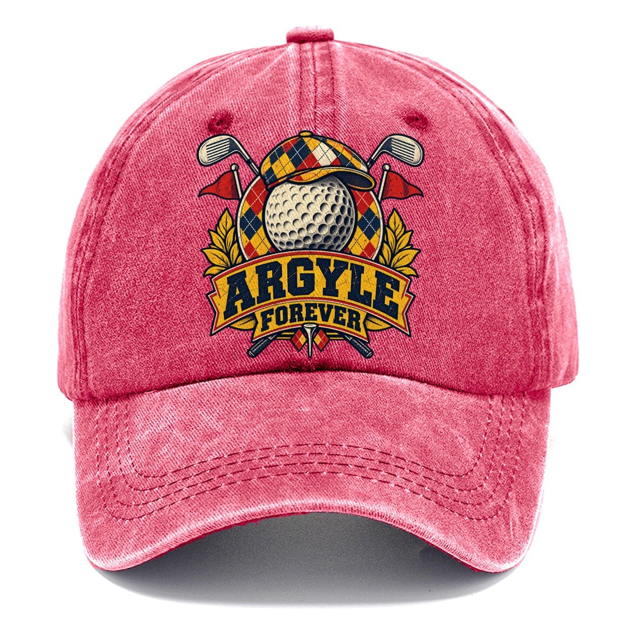 Argyle Forever Golf Life Classic Cap – Pomegranate Blush
