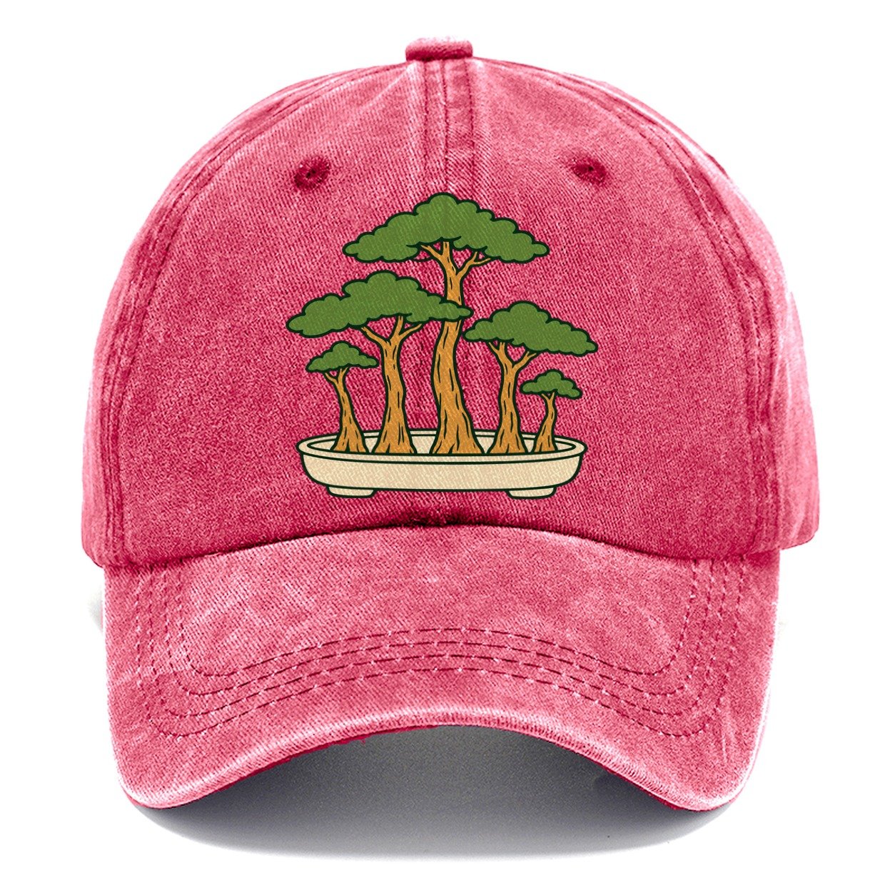 Miniature Forest Grouping Bonsai Classic Cap – Pomegranate Blush