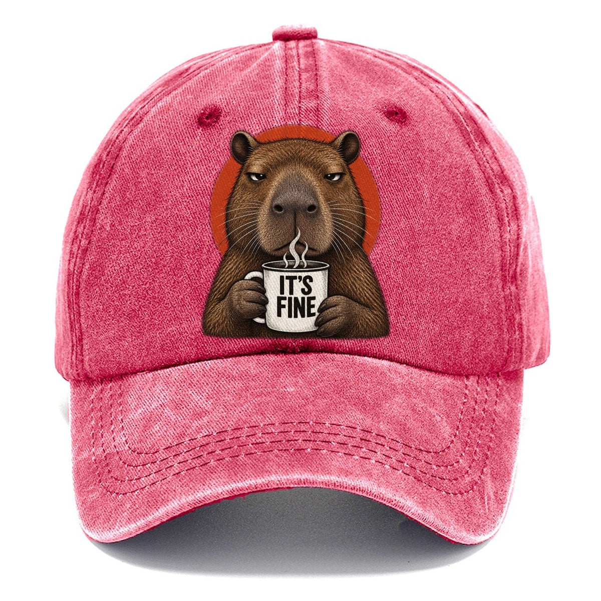 Capybara Mug Truths Classic Cap – Pomegranate Blush