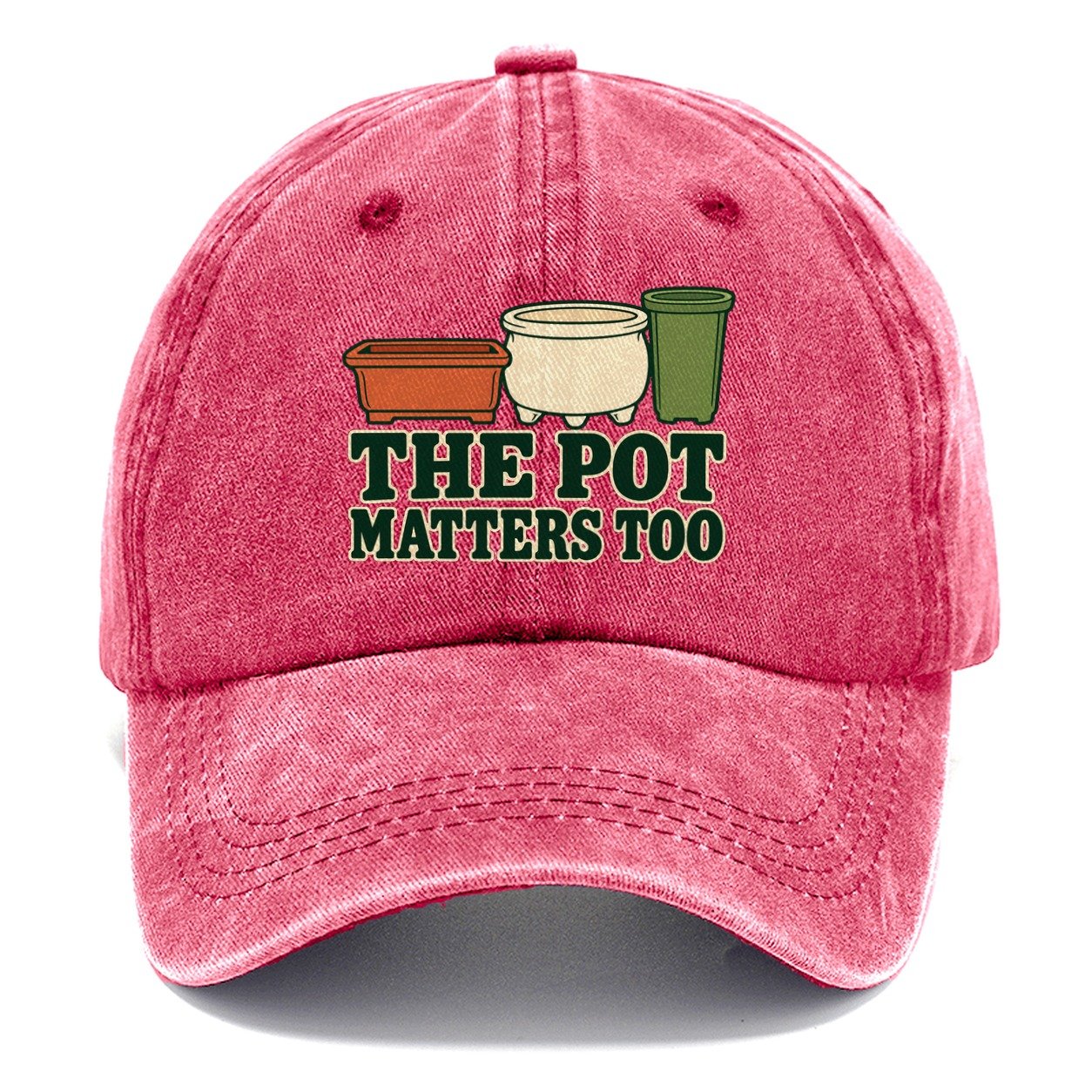 The Pot Matters Too Bonsai Classic Cap – Pomegranate Blush