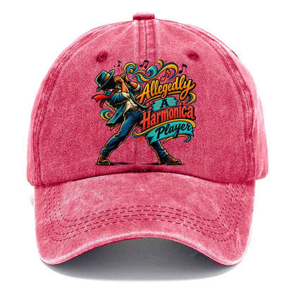 Allegedly A Harmonica Player Music Instruments Classic Cap – Pomegranate Blush
