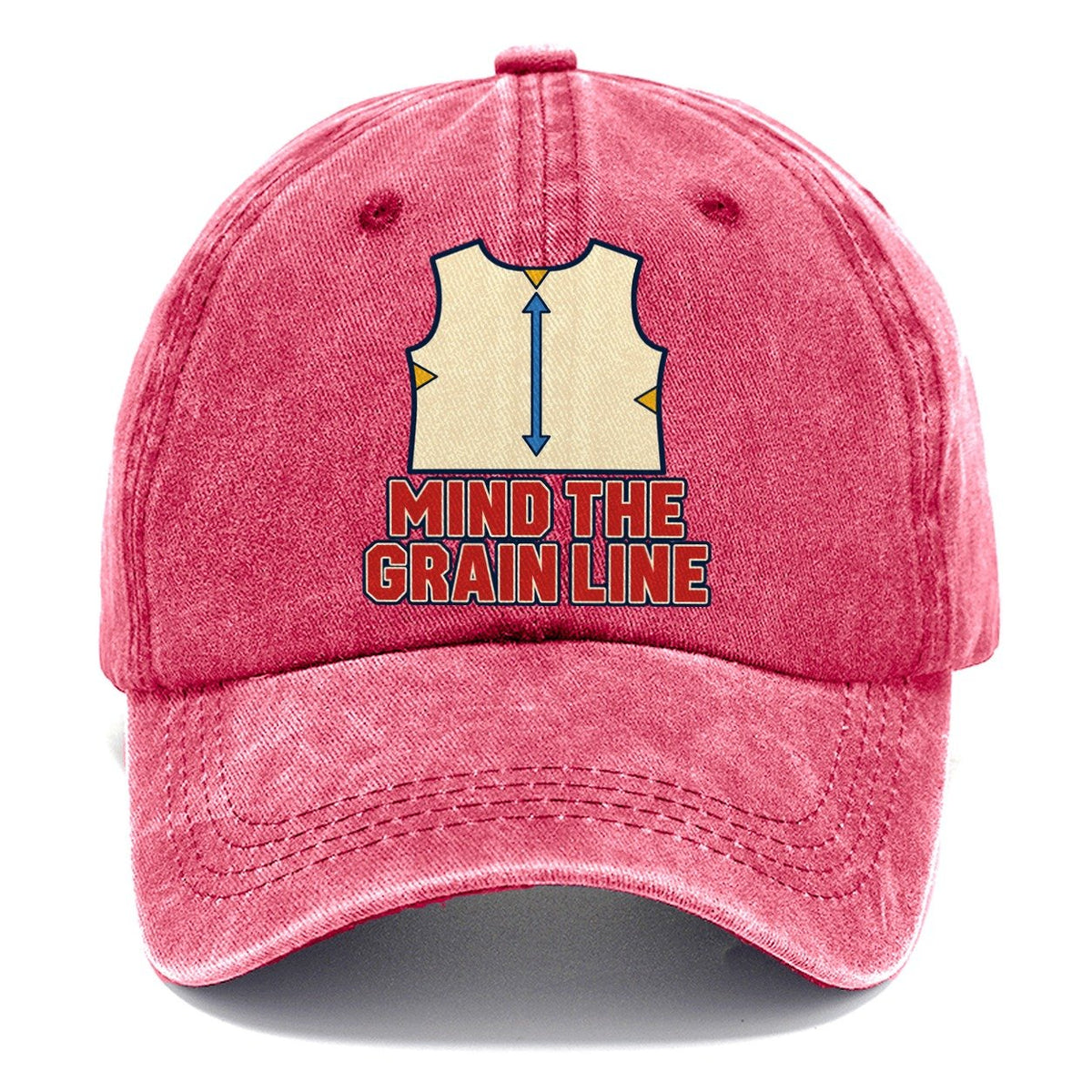 Mind The Grain Line Sewing And Quilting Classic Cap – Pomegranate Blush