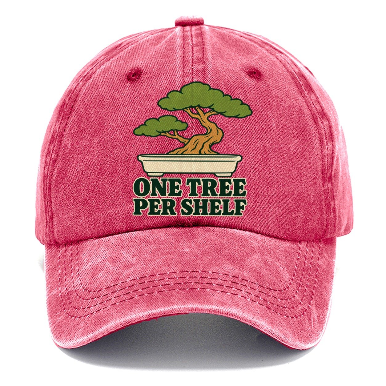 One Tree Per Shelf Bonsai Classic Cap – Pomegranate Blush