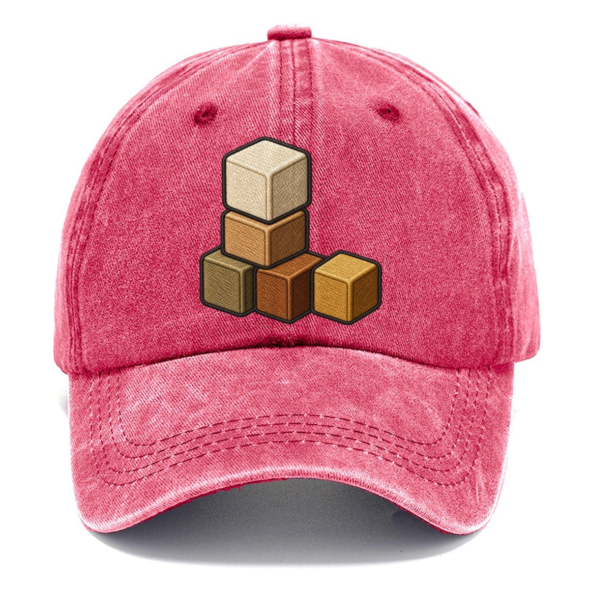 Stack Of Resource Cubes Board Games Classic Cap – Pomegranate Blush