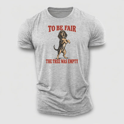 Black And Tan Coonhound Dog Declarations Cotton T-Shirt – Sport Grey