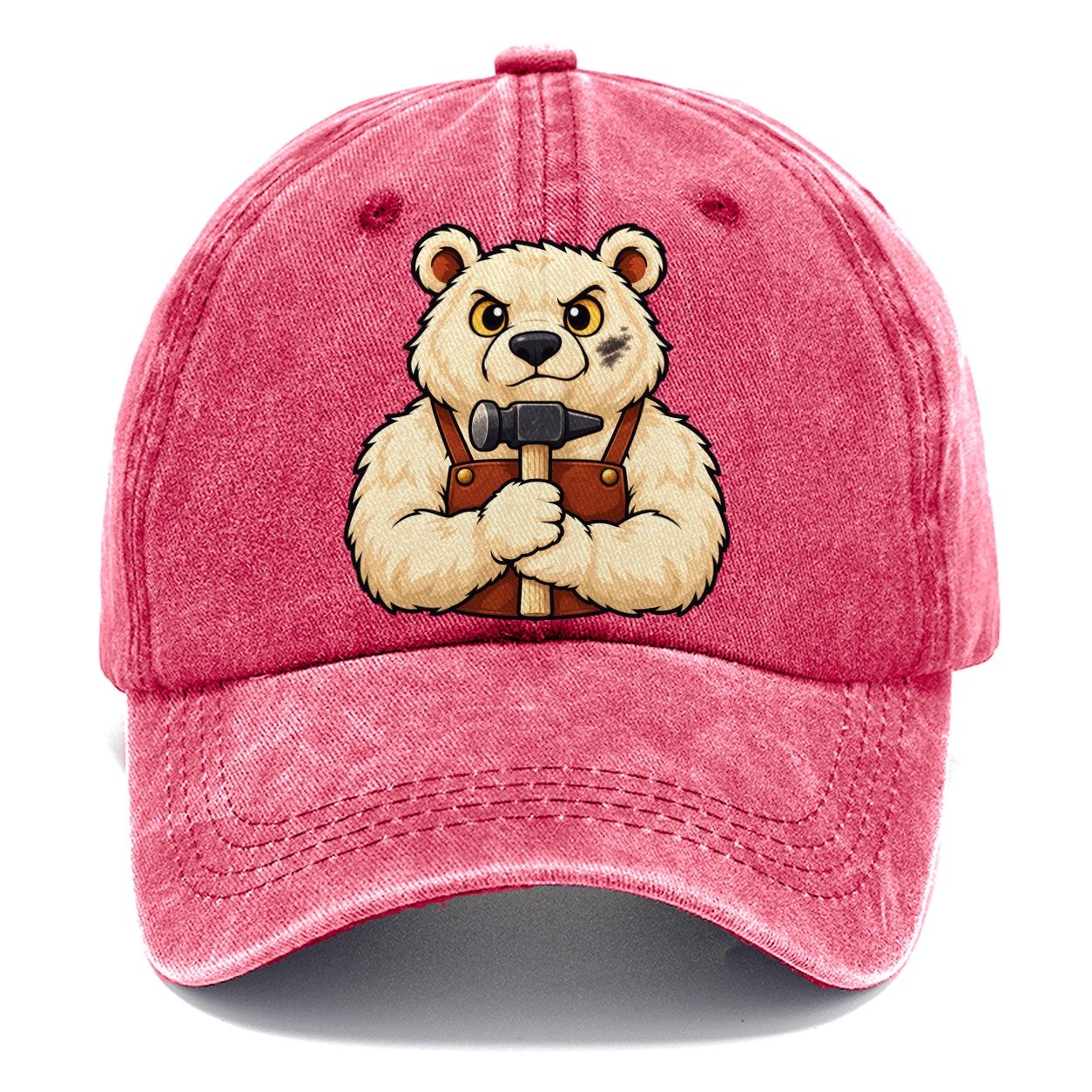 Forge Bear Blacksmithing Classic Cap – Pomegranate Blush