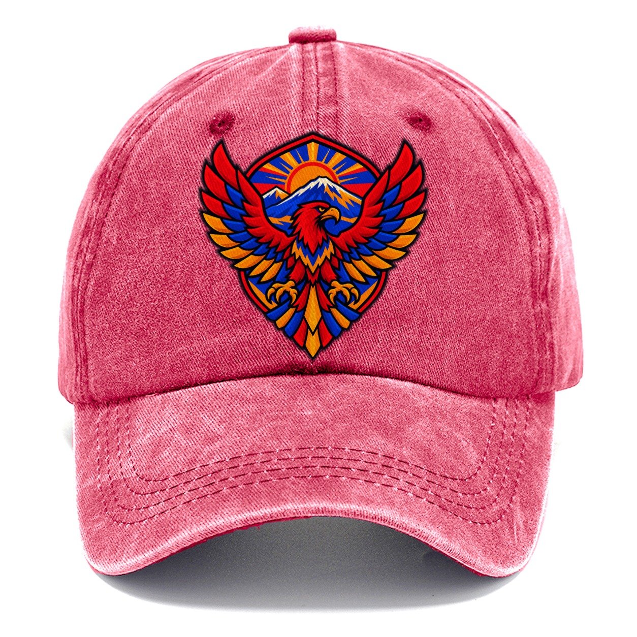 Armenia Minimal Emblem Country Logos Classic Cap – Pomegranate Blush