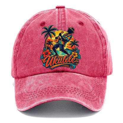 Ukulele Crest Music Instruments Classic Cap – Pomegranate Blush