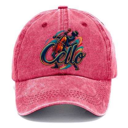 Cello Wordmark Music Instruments Classic Cap – Pomegranate Blush