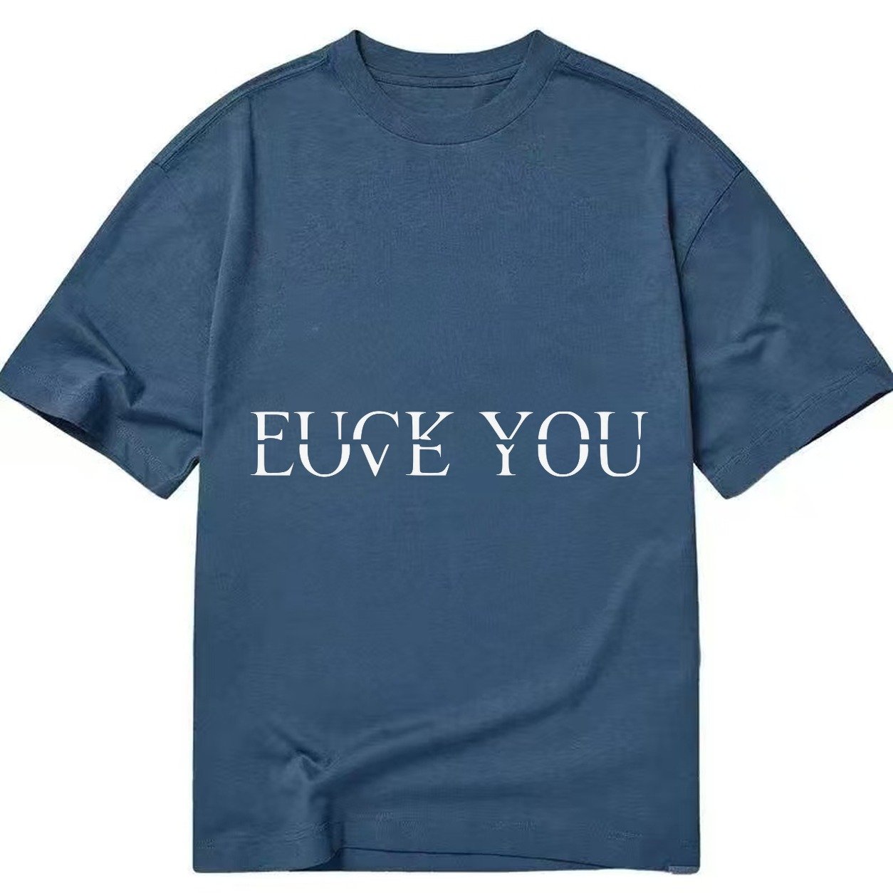 Fucklove You Classic T-shirt – Twilight Navy