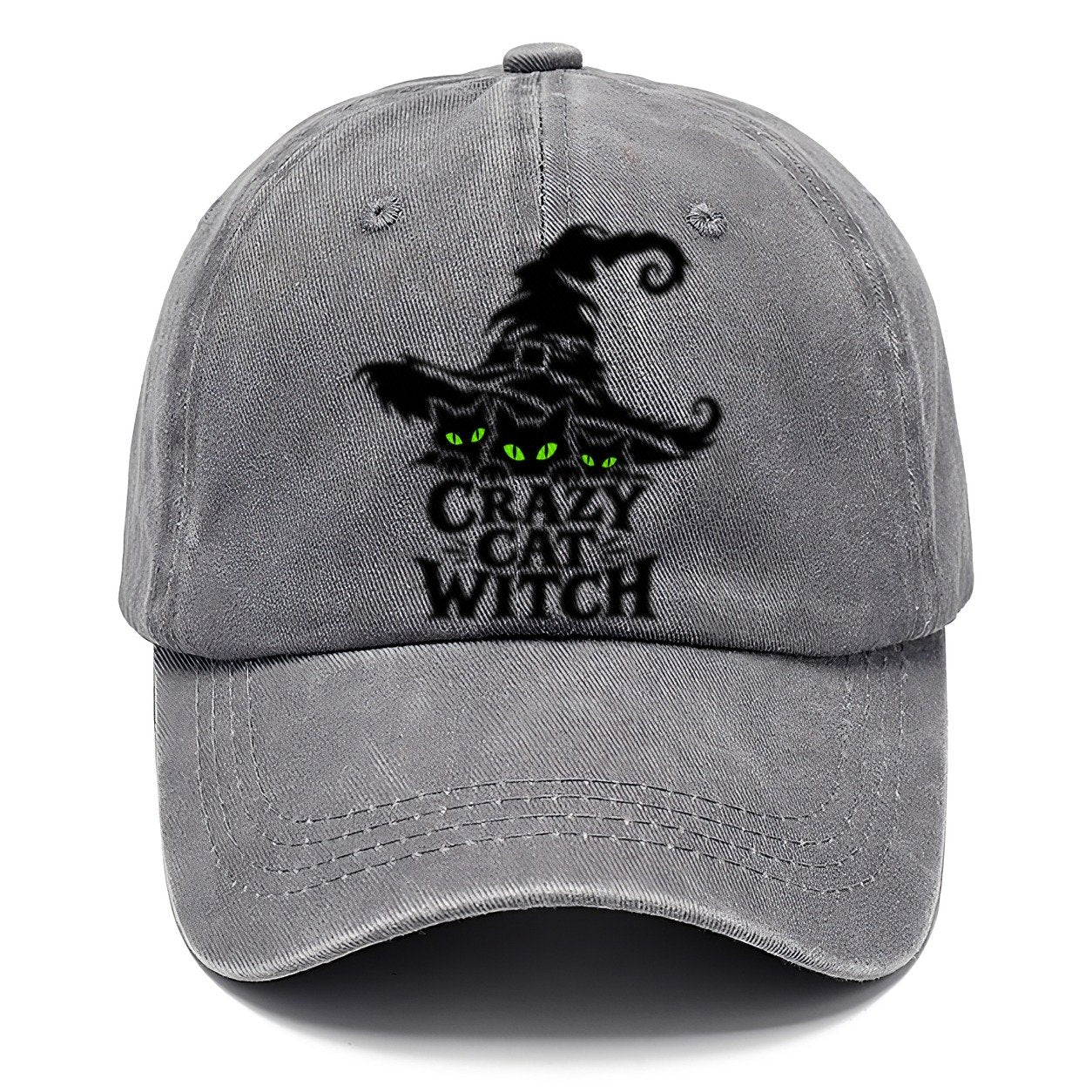 Crazy Cat Witch Slogan Witch Magic Classic Cap – Urban Haze