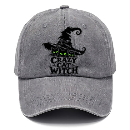 Crazy Cat Witch Slogan Witch Magic Classic Cap – Urban Haze
