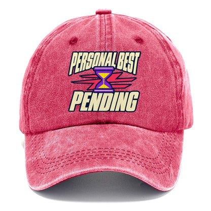 Personal Best Pending 90S Running Clubs Classic Cap – Pomegranate Blush