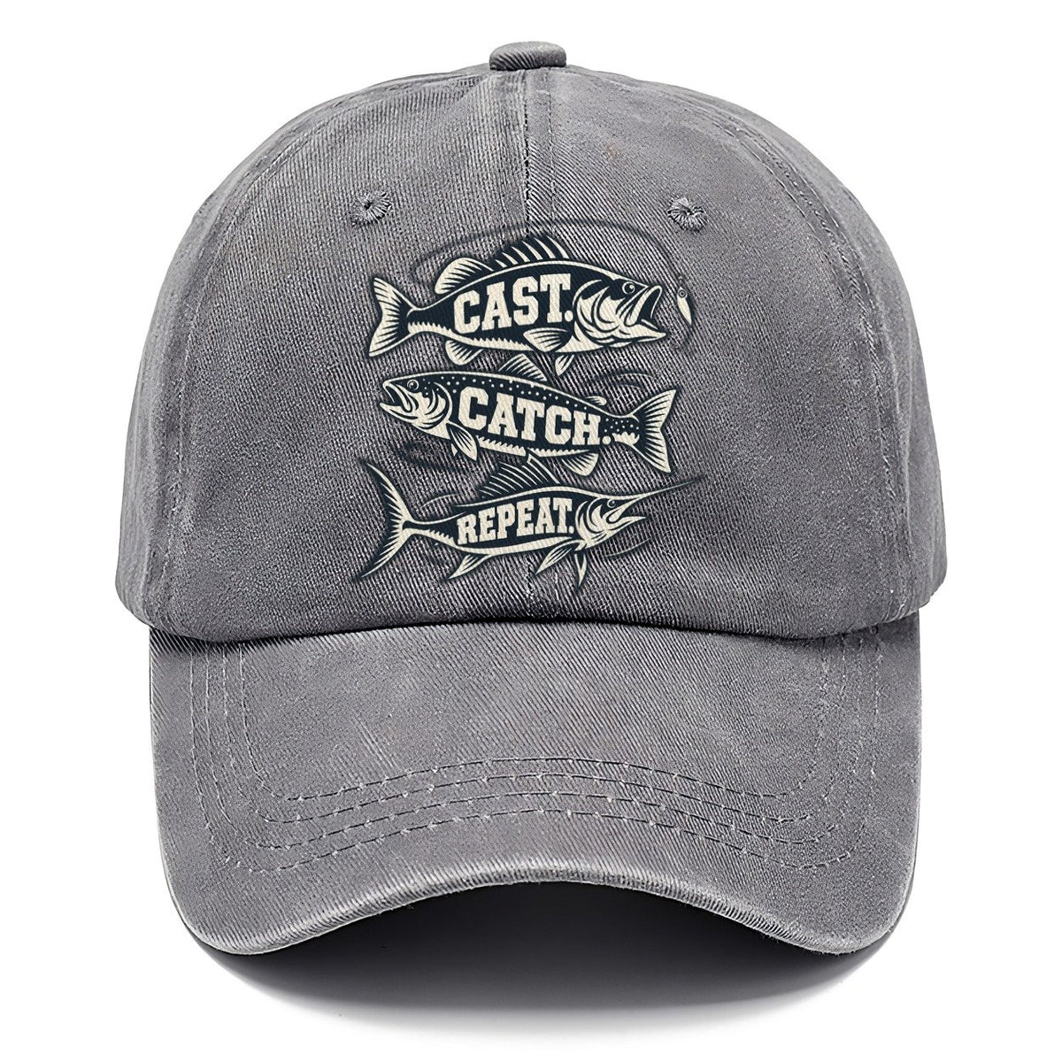 Cast Catch Repeat Fishing Elegant Classic Cap – Urban Haze