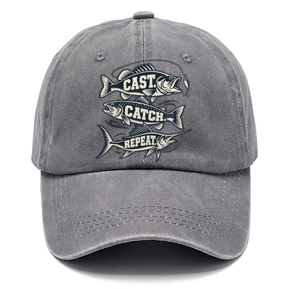 Cast Catch Repeat Fishing Elegant Classic Cap – Urban Haze