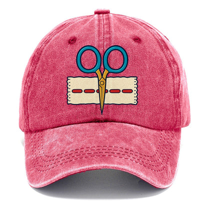 Scissors Study And Needlework Classic Cap – Pomegranate Blush