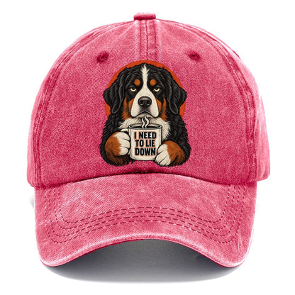 Bernese Mountain Dog Mug Truths Classic Cap – Pomegranate Blush