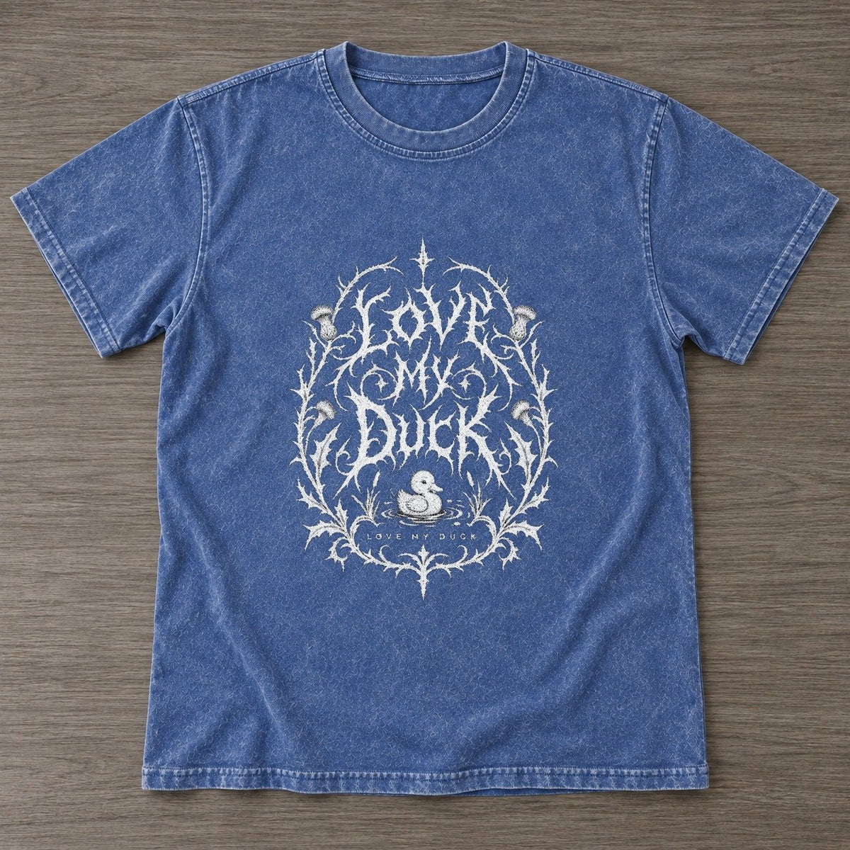 Washed Blue — front view
