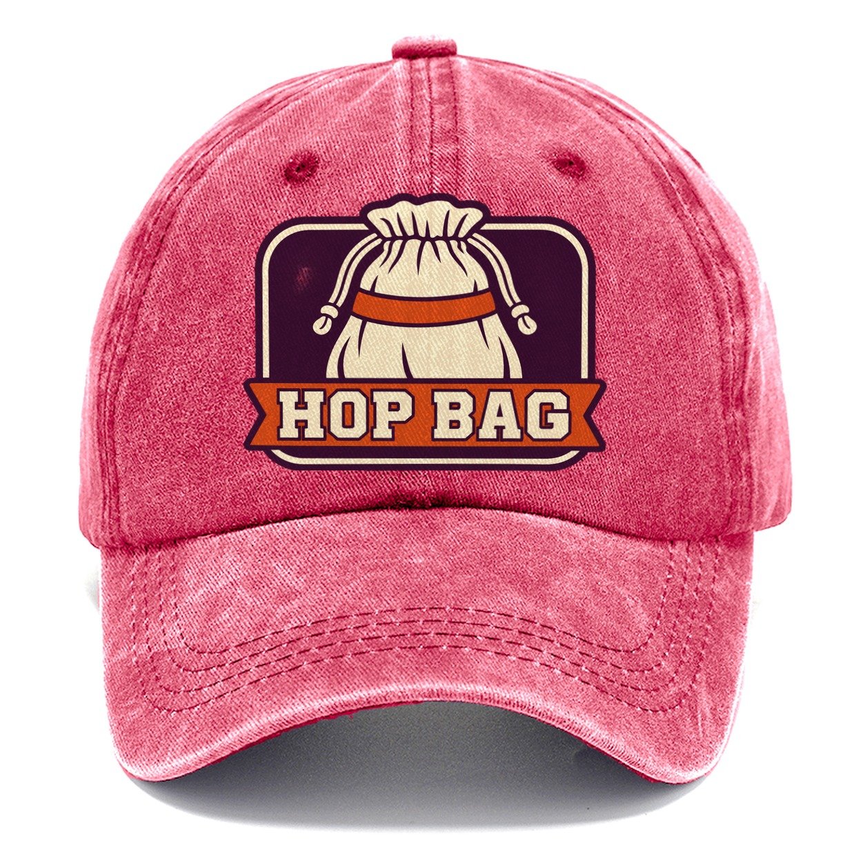 Hop Bag Badge Classic Cap – Pomegranate Blush