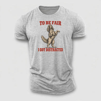 Irish Setter Dog Declarations Cotton T-Shirt – Sport Grey
