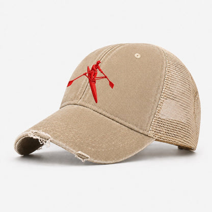 Single Scull Drive Micro Motion Mark Washed Trucker Hat – Khaki