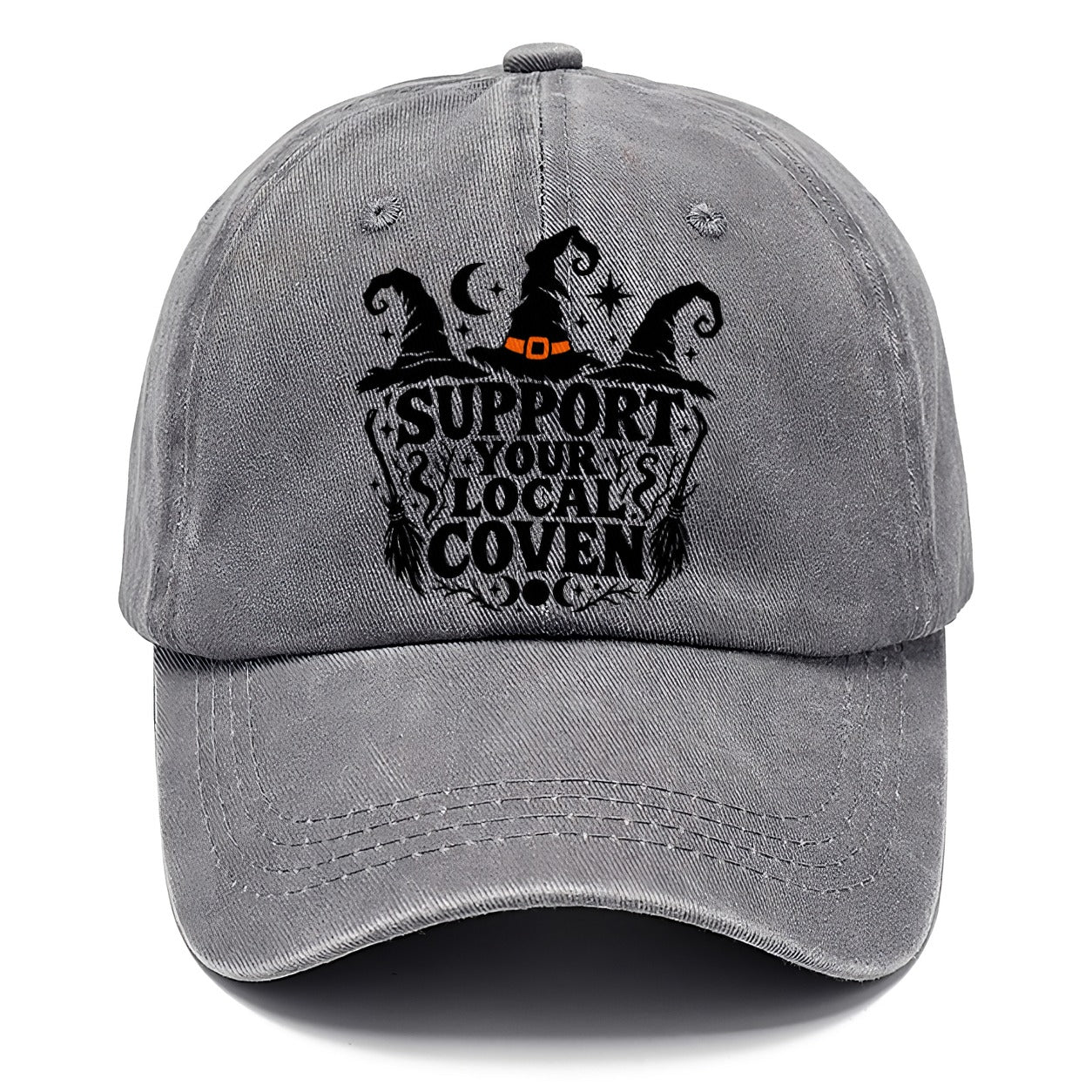 Support Your Local Coven Slogan Witch Magic Classic Cap – Urban Haze