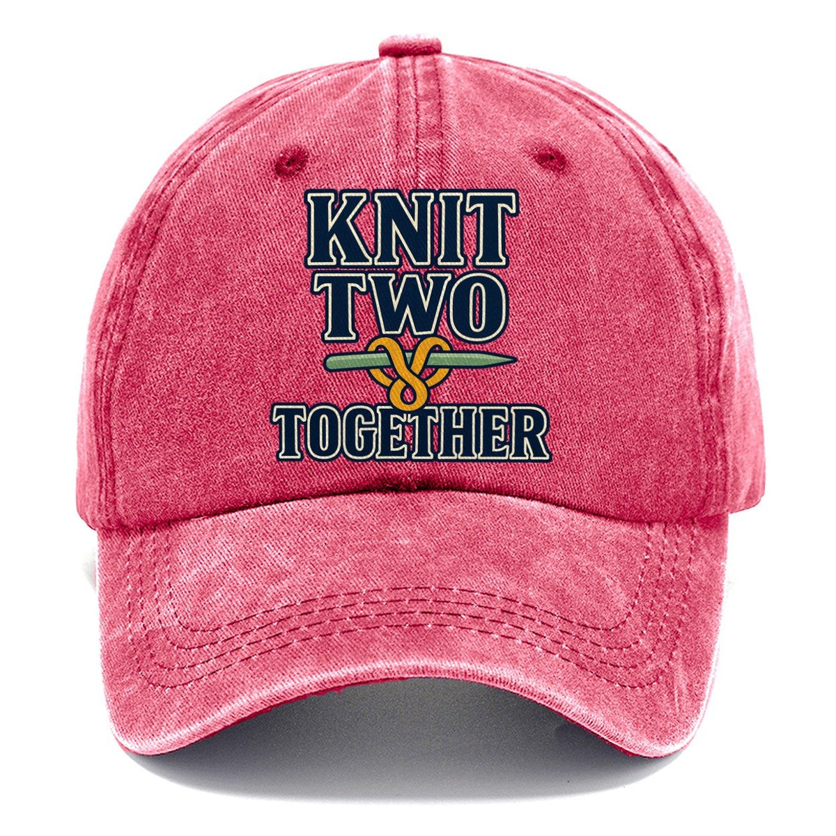 Knit Two Together Yarn Crafts Classic Cap – Pomegranate Blush