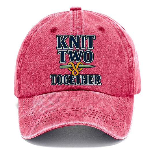 Knit Two Together Yarn Crafts Classic Cap – Pomegranate Blush