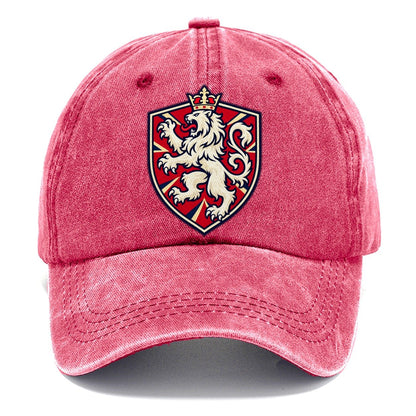 United Kingdom Minimal Emblem Country Logos Classic Cap – Pomegranate Blush