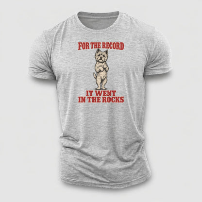 Cairn Terrier Dog Declarations Cotton T-Shirt – Sport Grey