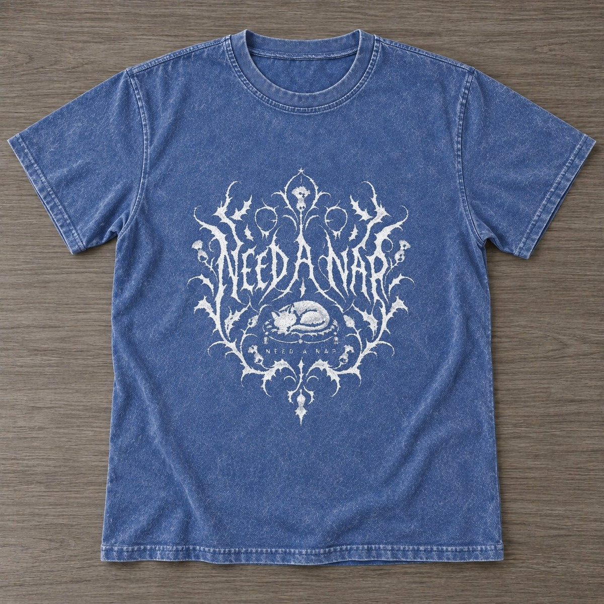 Washed Blue — front view