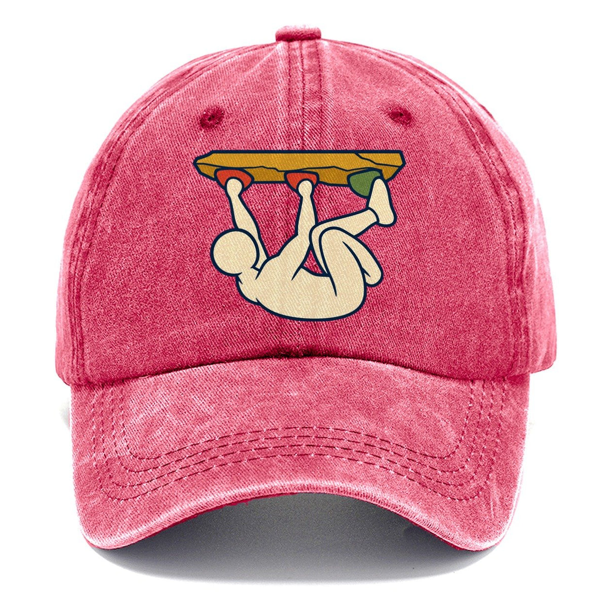 Overhang Body Position Rock Climbing Classic Cap – Pomegranate Blush