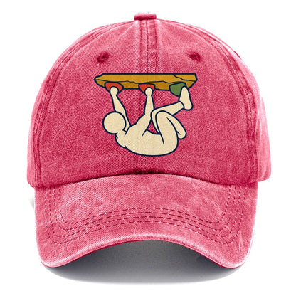 Overhang Body Position Rock Climbing Classic Cap – Pomegranate Blush