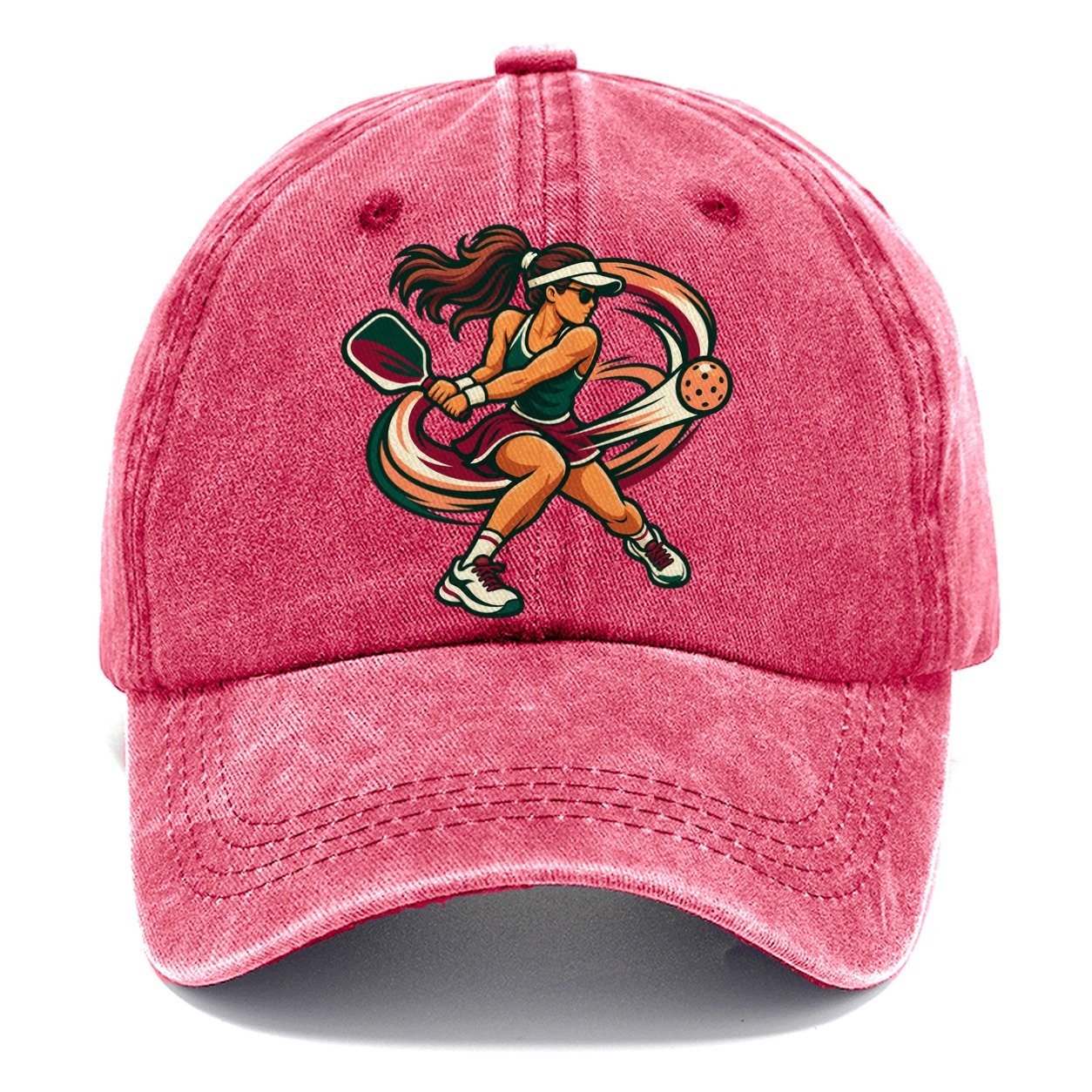 Backhand Winner Pickleball Life Classic Cap – Pomegranate Blush
