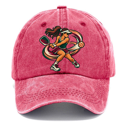 Backhand Winner Pickleball Life Classic Cap – Pomegranate Blush