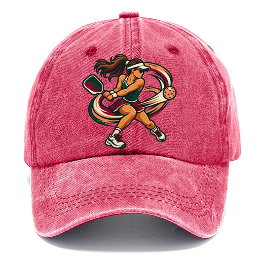 Backhand Winner Pickleball Life Classic Cap – Pomegranate Blush