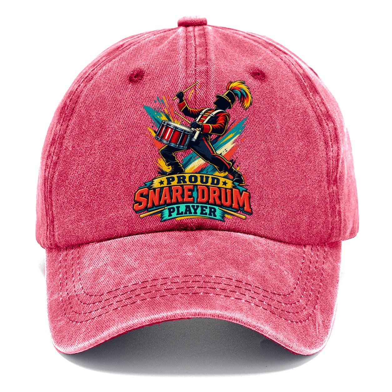 Proud Snare Drum Player Music Instruments Classic Cap – Pomegranate Blush