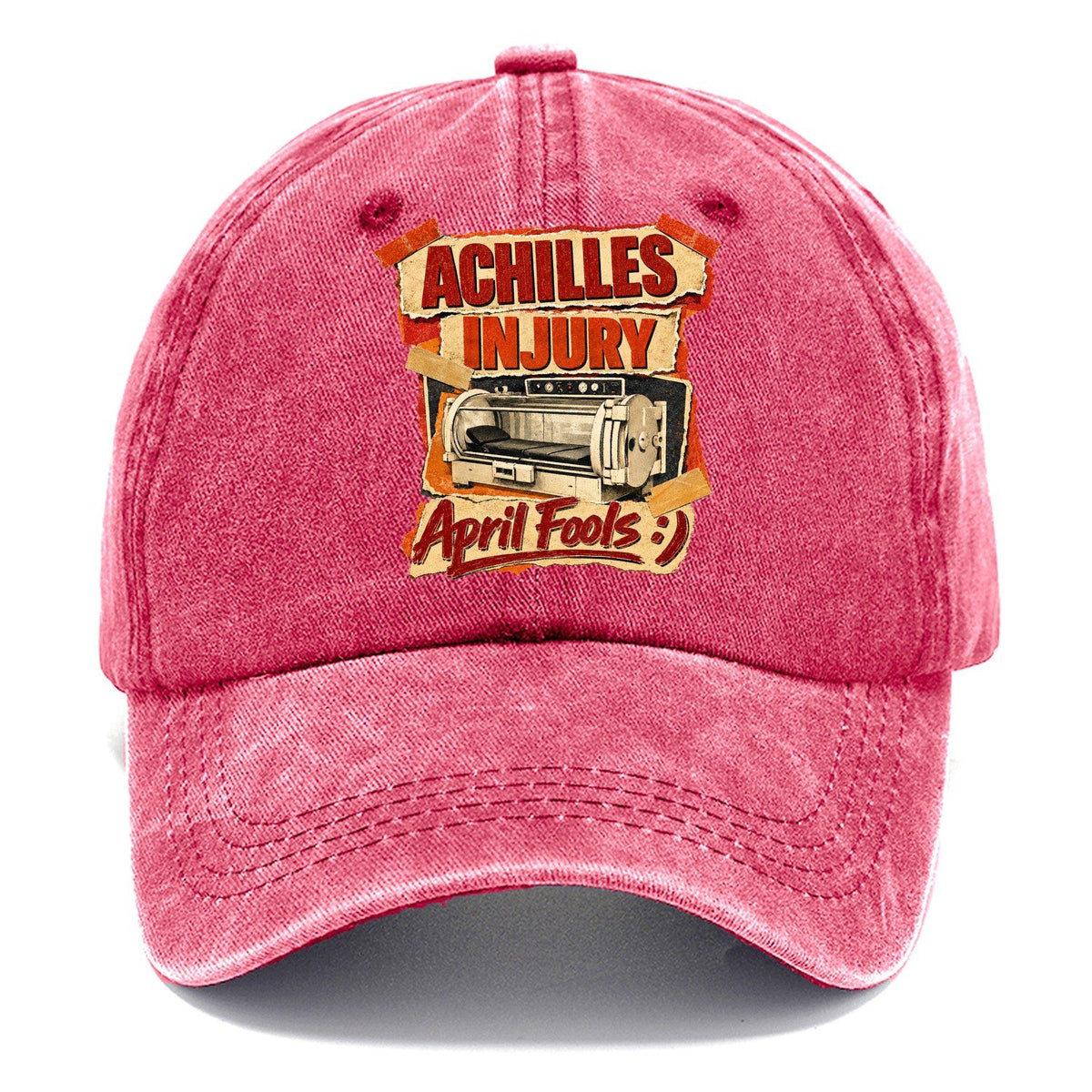 Achilles Injury April Fools Classic Cap – Pomegranate Blush
