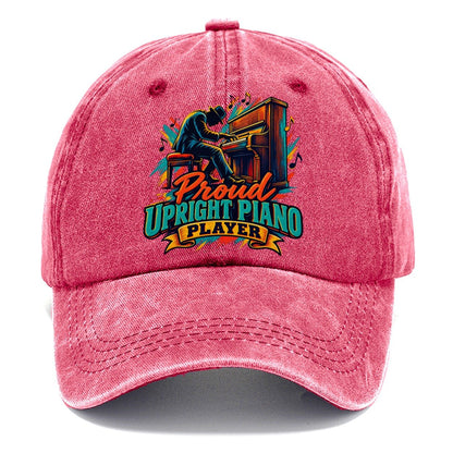 Proud Upright Piano Player Music Instruments Classic Cap – Pomegranate Blush