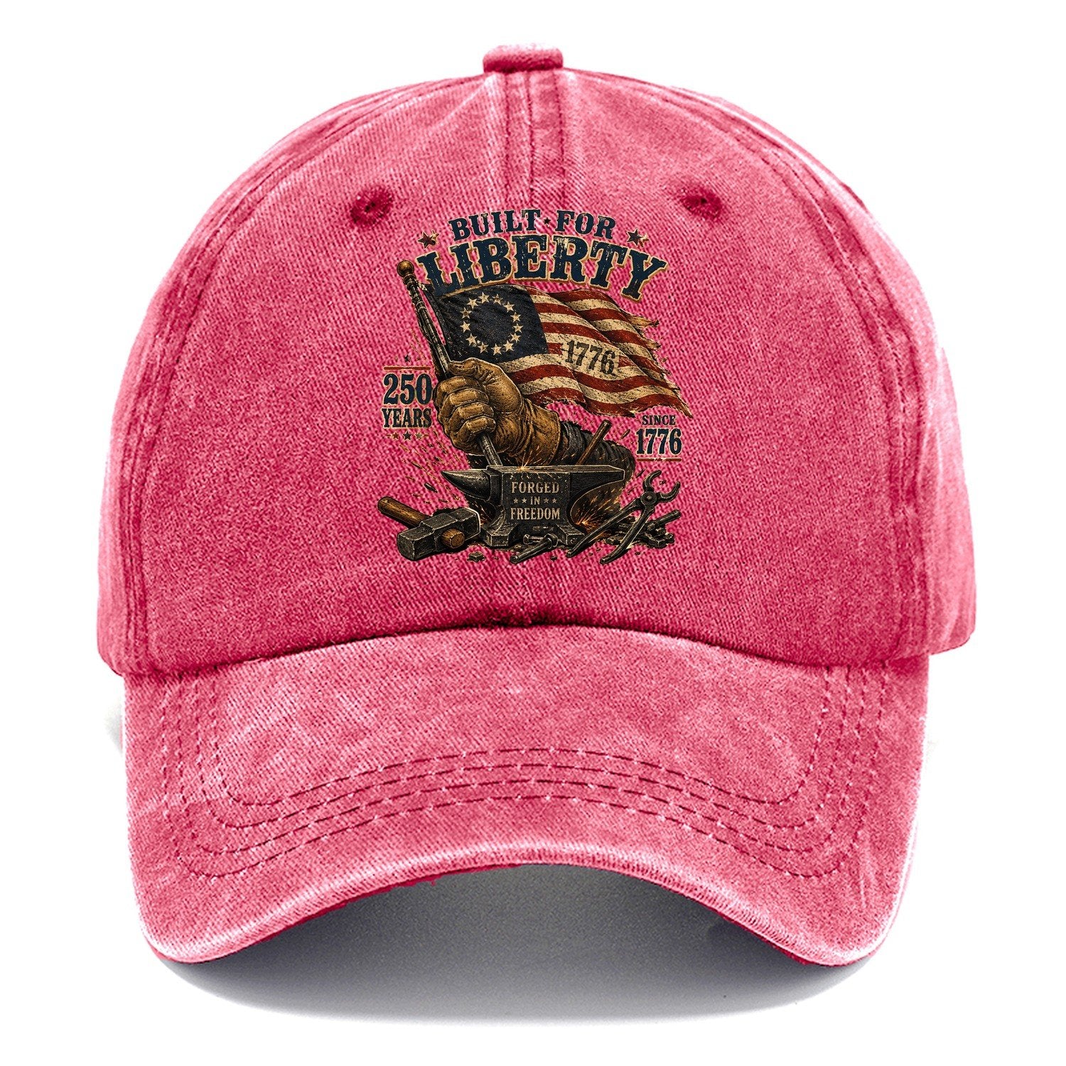 Built For Liberty Classic Cap – Pomegranate Blush