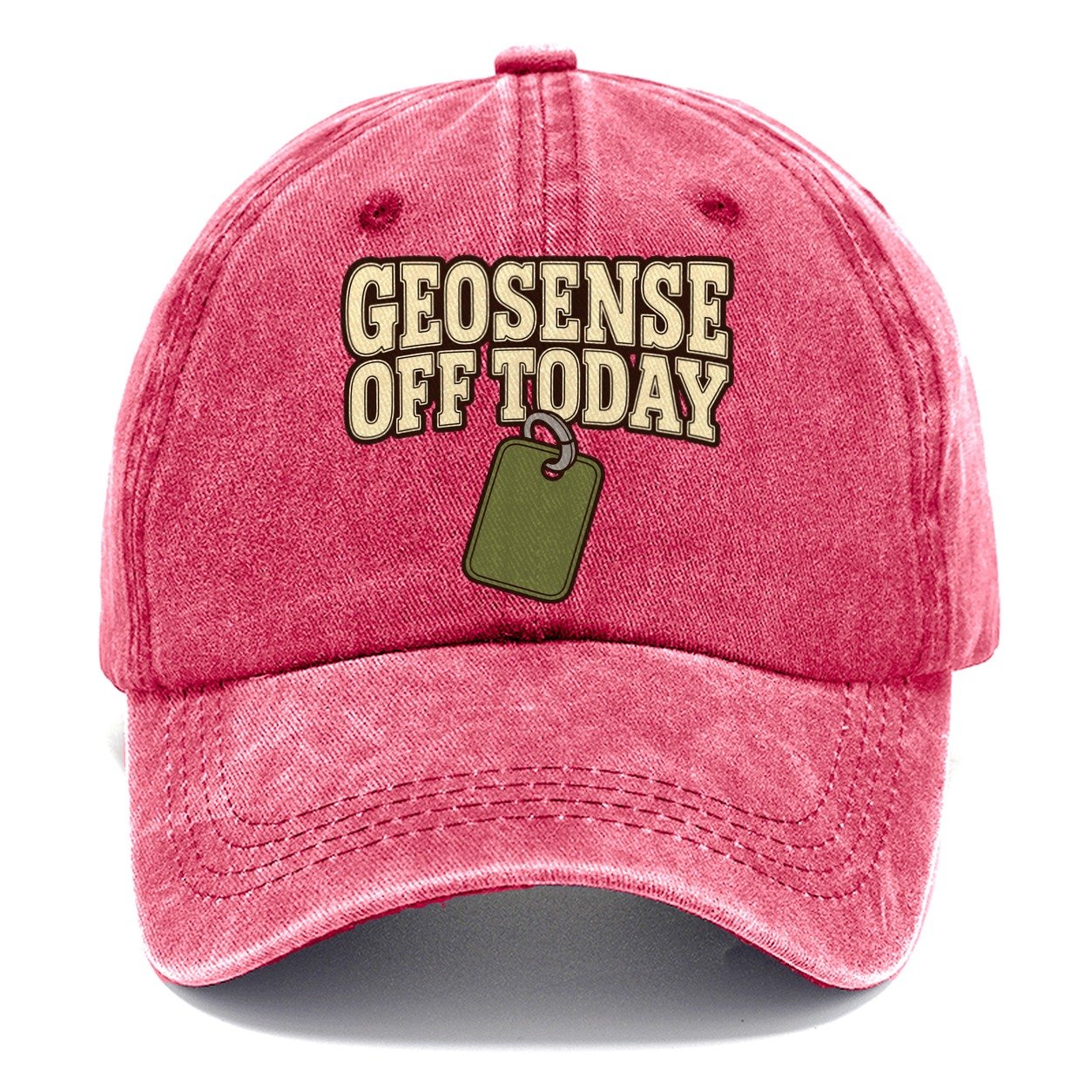 Geosense Off Today Geocaching Classic Cap – Pomegranate Blush