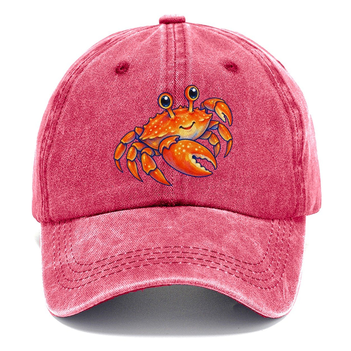 Crab Side Scuttle Sea Sprite Classic Cap – Pomegranate Blush