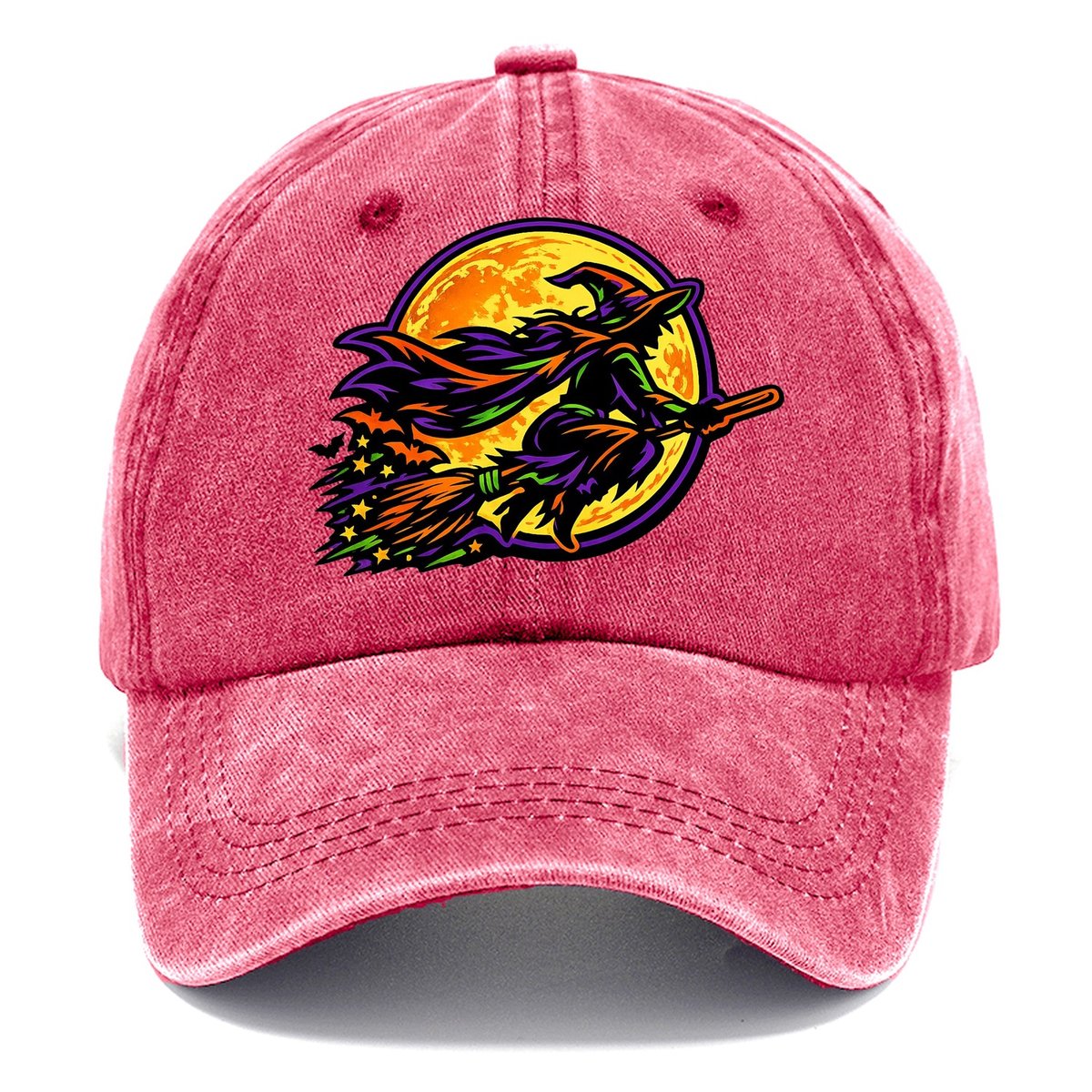 Flying Witch Moon Classic Cap – Pomegranate Blush