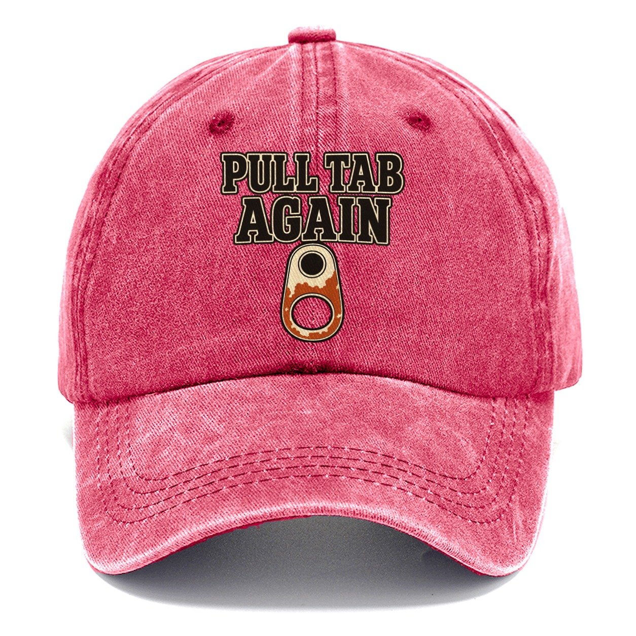 Pull Tab Again Treasure Hunting Classic Cap – Pomegranate Blush