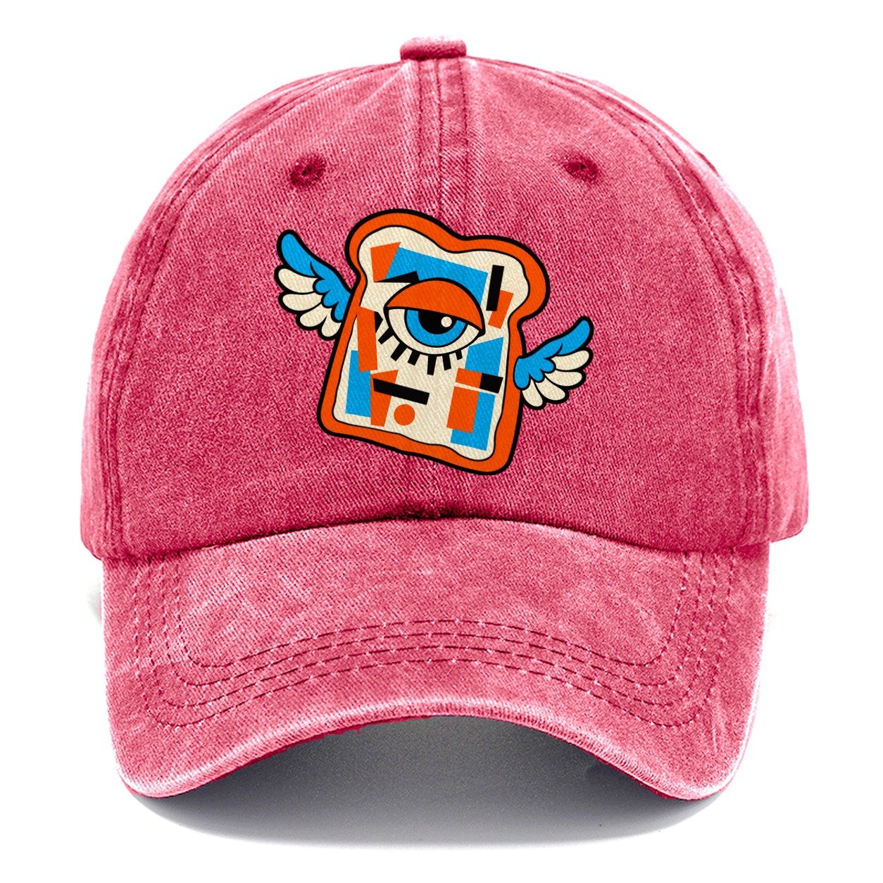 Toast With Wings Crazy Styles Classic Cap – Pomegranate Blush