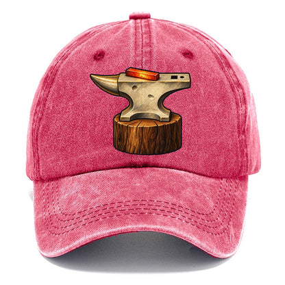 Anvil And Hot Bar Blacksmithing Classic Cap – Pomegranate Blush