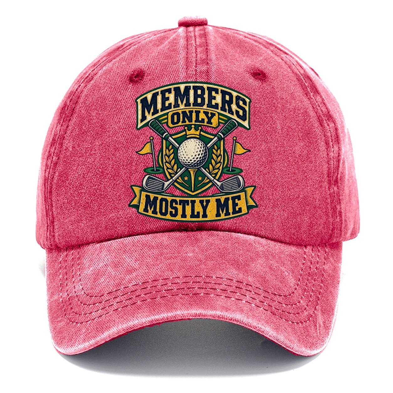 Members Only Mostly Me Golf Life Classic Cap – Pomegranate Blush