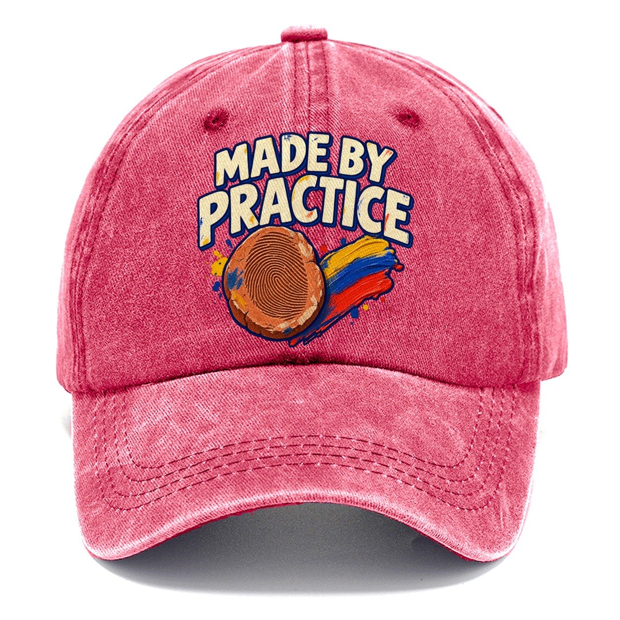 Made By Practice Clay Color Makers Classic Cap – Pomegranate Blush